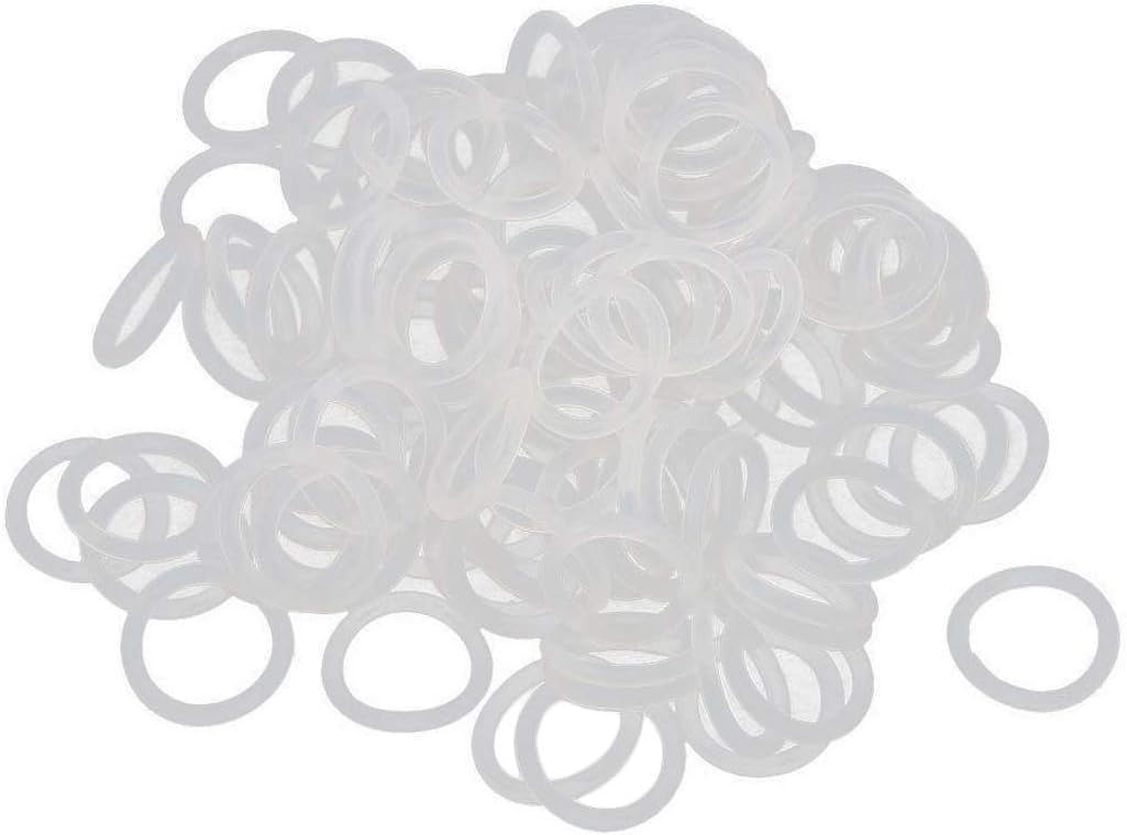 Qty 50 31mm OD 25mm ID 3mm Dia Food Grade Silicone Rubber Seal O-Ring