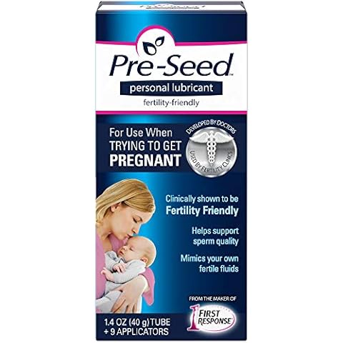 Pre-Seed Fertility-Friendly Personal Lubricant - 1.4 oz tube + 9 applicators Cover