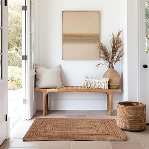 Tapis en jute résistant réversible pour sublimer un sol froid ou abîmé