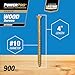 Power Pro Premium Exterior Wood Screws, #10 x 4 Inch All-Purpose Deck Screws for Outdoor Projects, T-25 Star Bit Included, Bronze, 900 Pieces | 967782