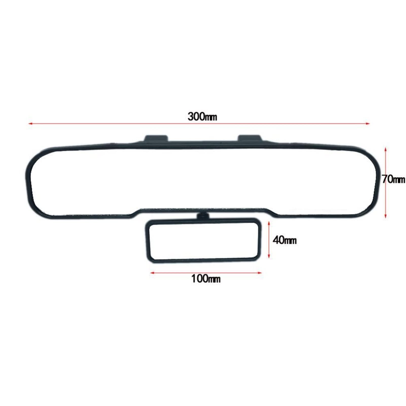 CAREG 2 en 1 Espejos de Coches giratorios Doble Retrovisor Espejo Vista Infantil Infantil Niños Interior Universal Gran Angular Seguridad Universal Ajuste