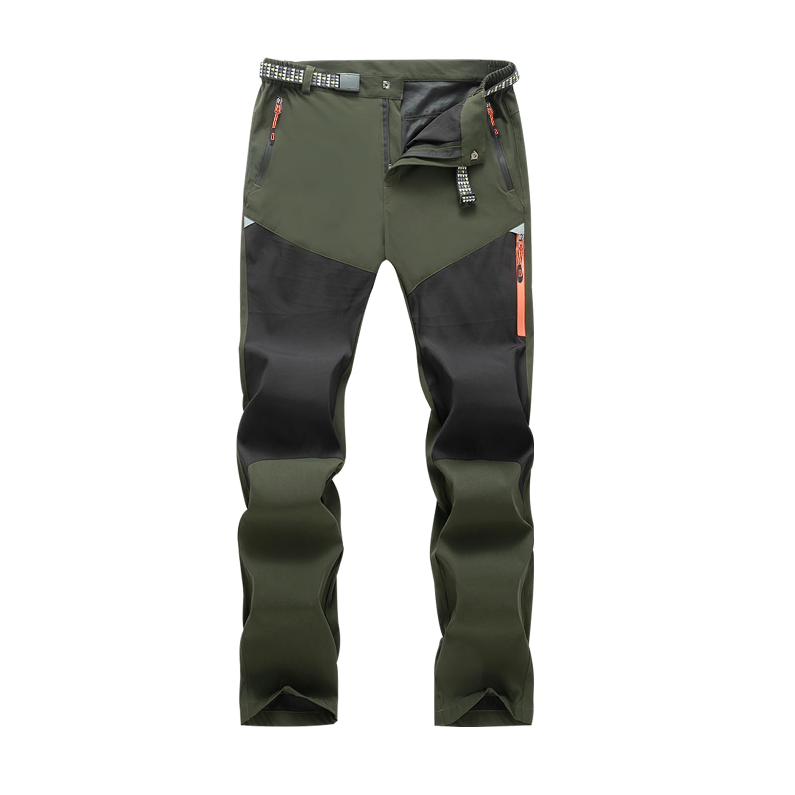 Pantaloni da Camminata all'aperto Leggeri Traspiranti Antivento Tattici Pantaloni da Trekking in Vita Elastica