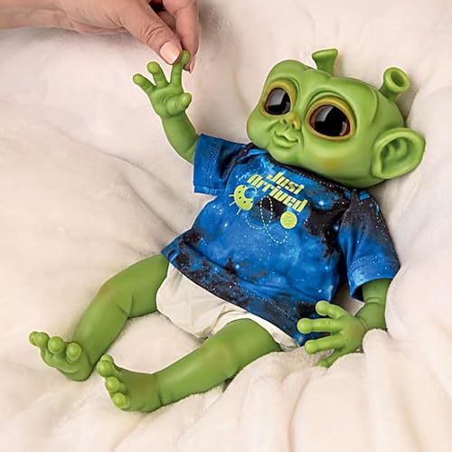 Muñeco Alien Bebé de Silicona The Ashton-Drake 13.5 in miniatura 6