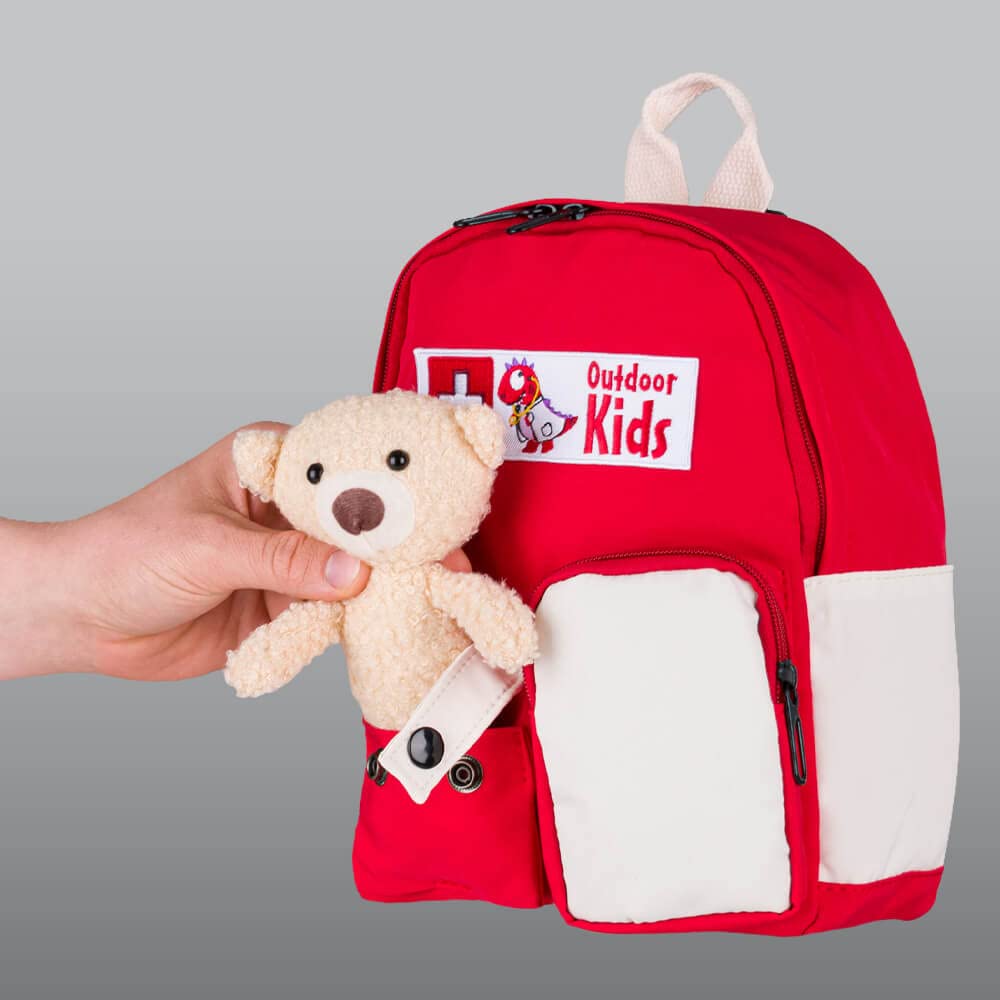Erste-Hilfe-Rucksack Kinder, OUTDOOR KIDS, rot/weiß, DGUV 202-089, gefüllt, Art.-Nr. 609628