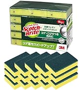 3M スポンジ たわし キッチン コゲ落とし 抗菌 15個 スコッチブライト S-21KS 15PC