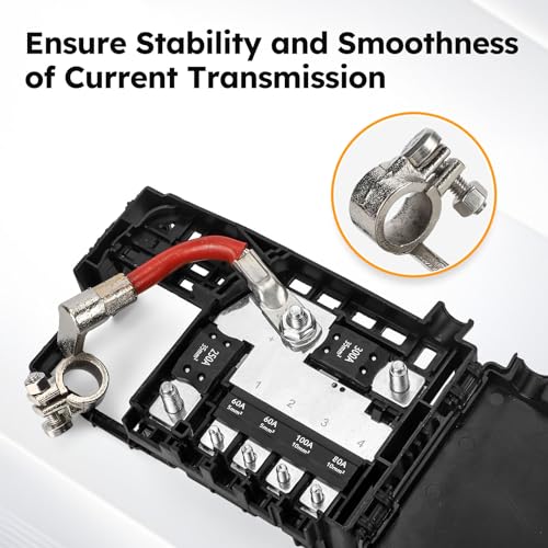 20914309 Fuse Box Battery Terminal with Cover for 2013-2016 Chevy Malibu,2010-2017 Regal Lacrosse, 2013-2019 Cadillac XTS ATS,Fuse Block Junction Block Replacement #84499606 25918134 13358924 by X4XZ - Image 4