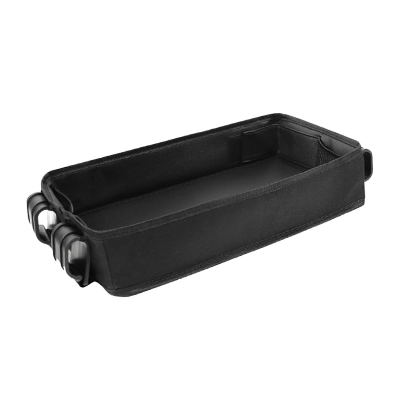 ibasenice Stroller Tray Snack Holder and Cup Holder Lightweight Clip Organizer for Carriage Design for Easy Access and Convenience Black XL