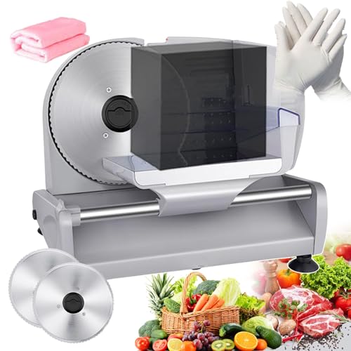 Cortadora de carne eléctrica 200W acero inoxidable