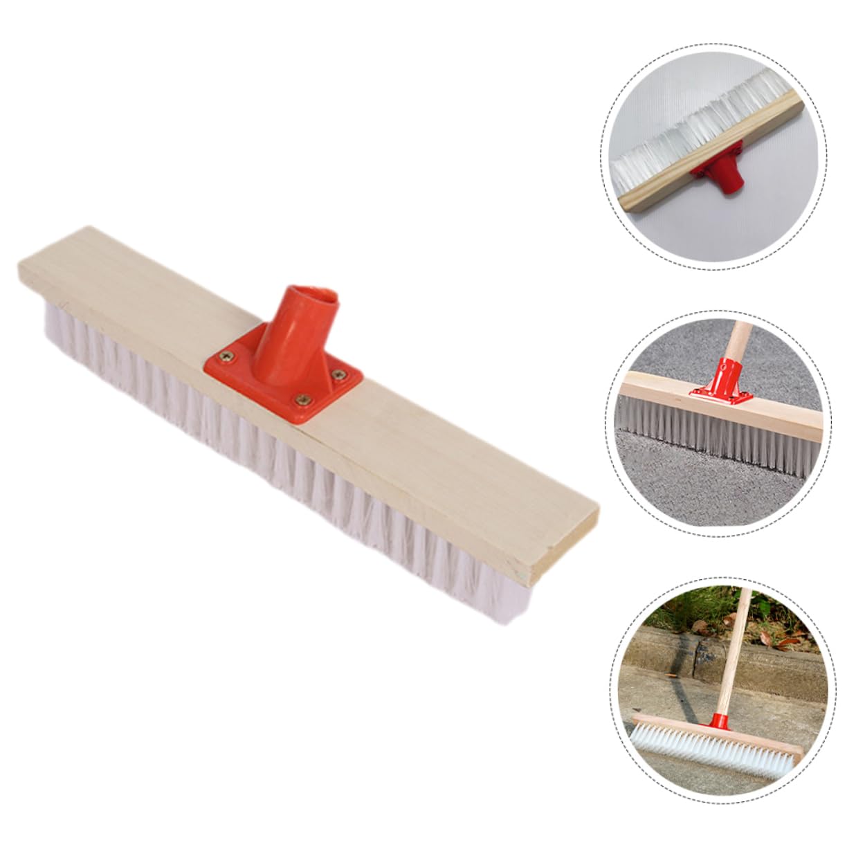 Happyyami Replacement Floor Brush Deck Scrub Brush for Outdoor Cleaning Stiff Bristles