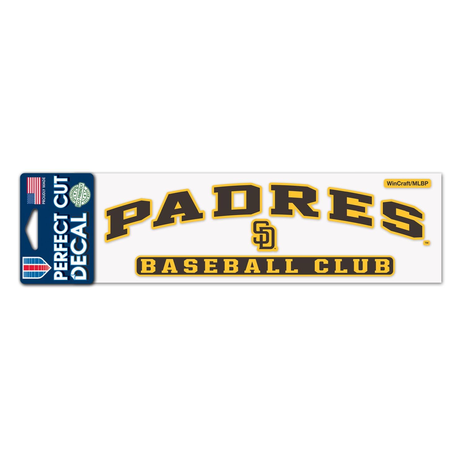 WinCraftMLB Perfect Cut Decal 8x25cm San Diego Padres