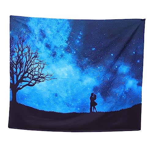 Garneck Sternenhimmel-wandteppich Mit Hochwertigem Druckmotiv Fotohintergr& Aus Flachem Material Für Dekoration Und Einfache Aufhängung Kombinierbar Mit Accessoires