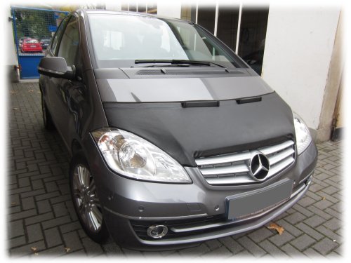 HOOD BRA Front End Nose Mask Compatible with MB Mercedes A-Class W169 2004-2012 Bonnet Bra STONEGUARD PROTECTOR TUNING