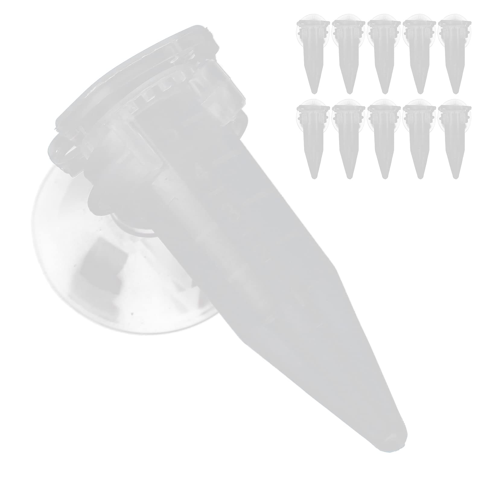 Gavigain Automatic Fish Feeder, Compact Design, Reusable, Adjustable Food Release, Suction Cup Installation, for Small to Medium Aquariums, Ideal for Live Foods