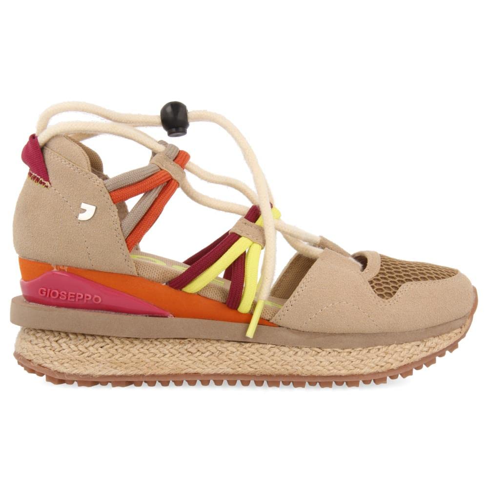 Sneakers Beige Tipo Espadrille con cuña para Mujer Tulare