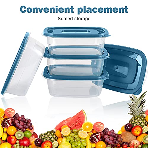 Pedeco Rectangle Plastic Portion Box Sets With Lids.food Storage Box,Container Sets,Food Storage,Food Containers,Cereal Containers,Use For School,Work And Travel,0.53 Quarts Per Box,Set Of 5 #TOP3