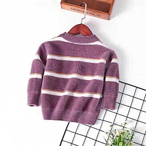 Chyoieya Baby Truien Kids Mink Haar Truien Meisjes Jongens Dikke Warme Jas Littler Kids Gebreide Shirt Baby Bottoming… - Image 4