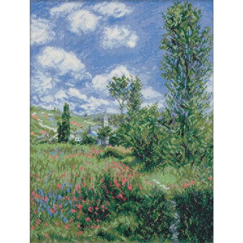 Kit broderie point de croix Claude Monet PANNA loisir créatif