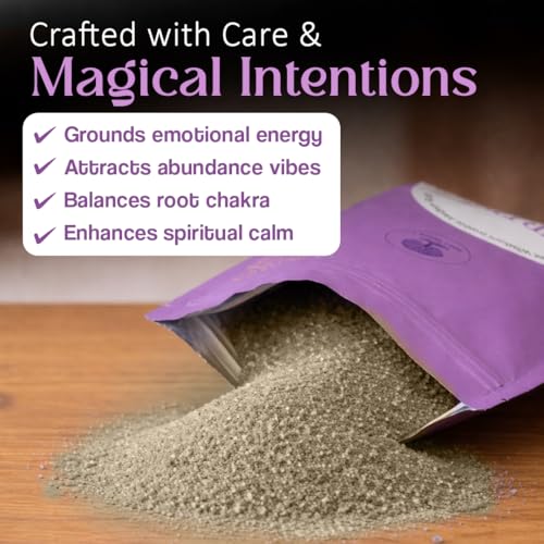 Image of Sage & Patchouli Bath Salt 200g Aura Cleansing Bath Soak for Stress Relief & Energy Purification | Aromatherapy Bath Salt for Relaxation, Meditation & Spiritual Healing Ritual