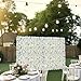 VEVOR 3D Flower Wall Panel, 24 PCS 15 x 15 inch, Artificial Floral Wall Background Mesh Backing Mat,Seamless Design&Easy Installation for Wedding Valentines Day Home Baby Party Backdrop Decor,White