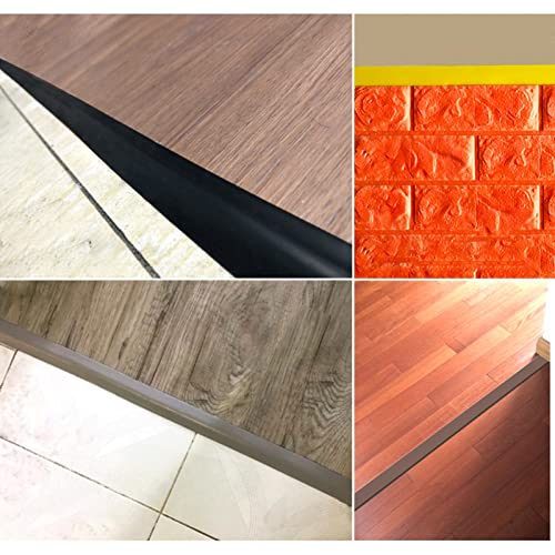 Tira de umbral de transición de piso suave cortable para puertas de interior 7