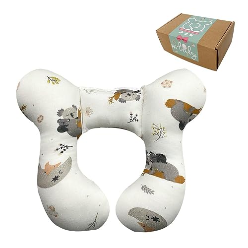 Miniatura 1 de Wedfull Almohadas para el cuello del bebé cómodas almohadas de viaje para la cabeza del bebé almohada de viaje de algodón de polipropileno suave