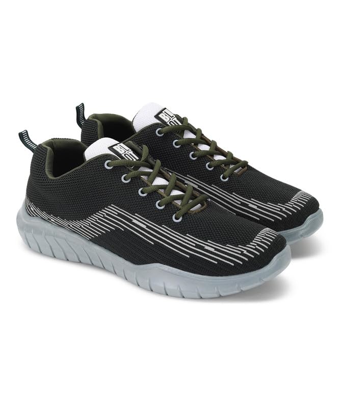 PARAGON PUK1229G Sports Shoes for Men | Stylish Design, Comfortable Cushioned Insole, Lace up and Sturdy Grip for Better Fitting, Breathable Upper Material | Ideal for Everyday Use Olive (B0CK5SBSVF) Amazon Price History, Amazon Price Tracker