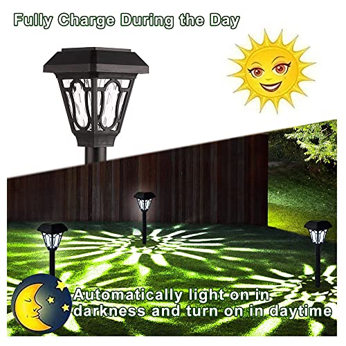 Lamtree 12 Pack Solar Pathway Lights,Solar Yard Lights, Landscape Path Lights For Pathway, Path, Patio, Yard, Driveway, Walkway, Lawn And Garden (Cool White) #TOP3