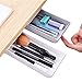 2 PACK Schubladen Organizer Selbstklebende Versteckte Drawer für Schreibtisch Büro Küche, Weiß