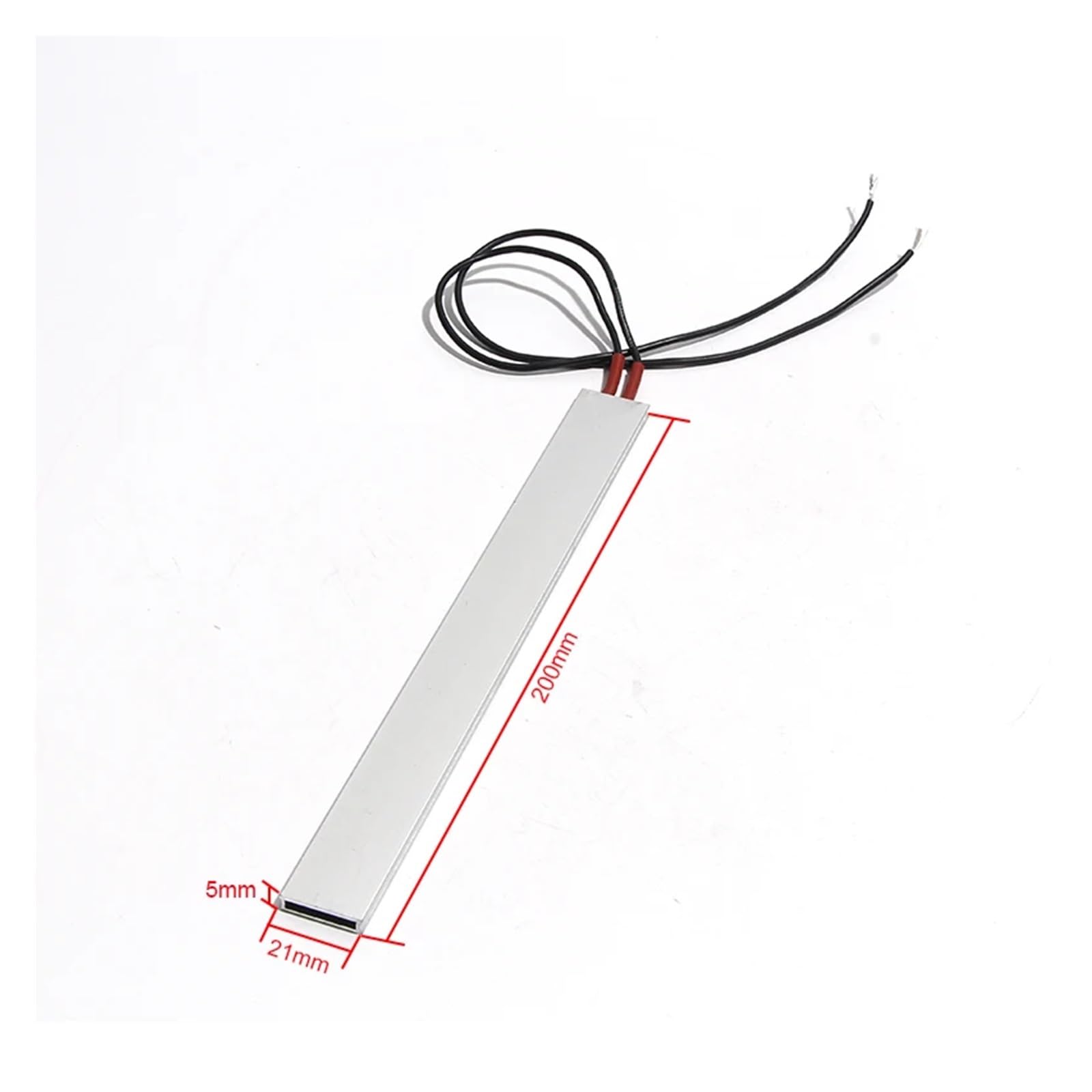 2 Pezzi Piastra Riscaldante PTC A Temperatura Costante - 12V~220V, Ceramica, Guscio Alluminio 35x21 Mm