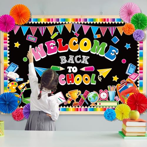 Kit décorations tableau d'affichage et éventail 3D pour égayer la classe