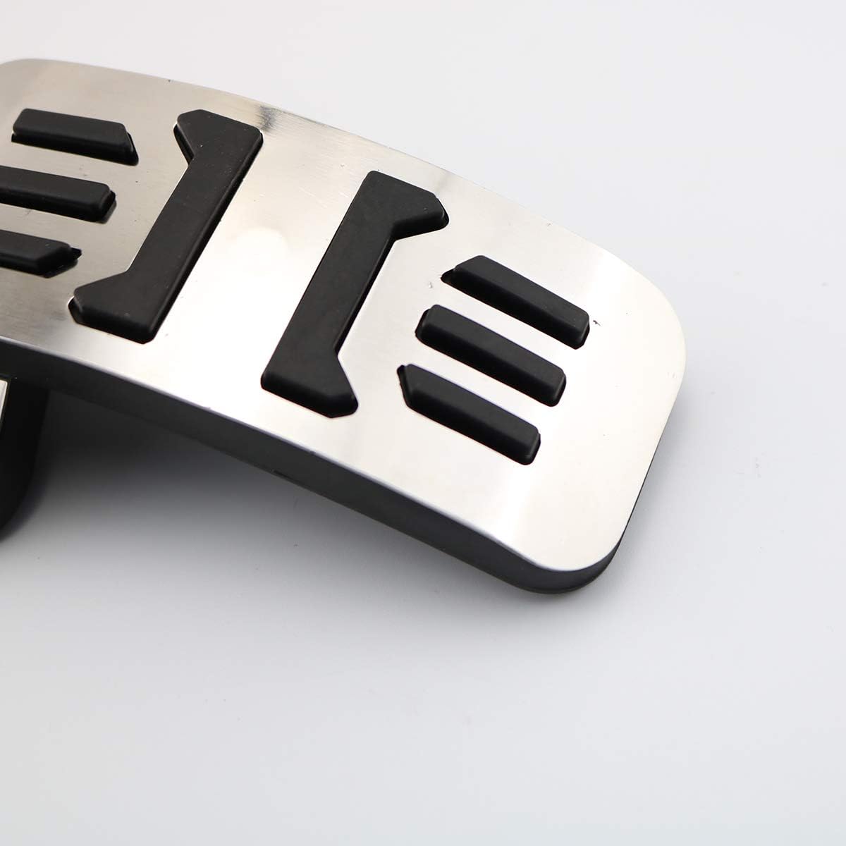 Gas Brake Foot Pedal Cover Cap Compatible for Jaguar XF/XJL/XJ IV X351 2010 2011 2012 2013 2014 2015 Accessories (Stainless Steel)