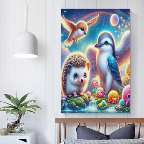 Image sur toile hérisson idée cadeau crémaillère et chambre