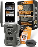 SPYPOINT Flex-M and SD Card Pack - Cellular Trail Cameras |Best Value in Hunting Accessories |No WiFi Needed & GPS-Enabled |Hunting Night Vision | IP65 Waterproof |28MP Photos, 720p Videos