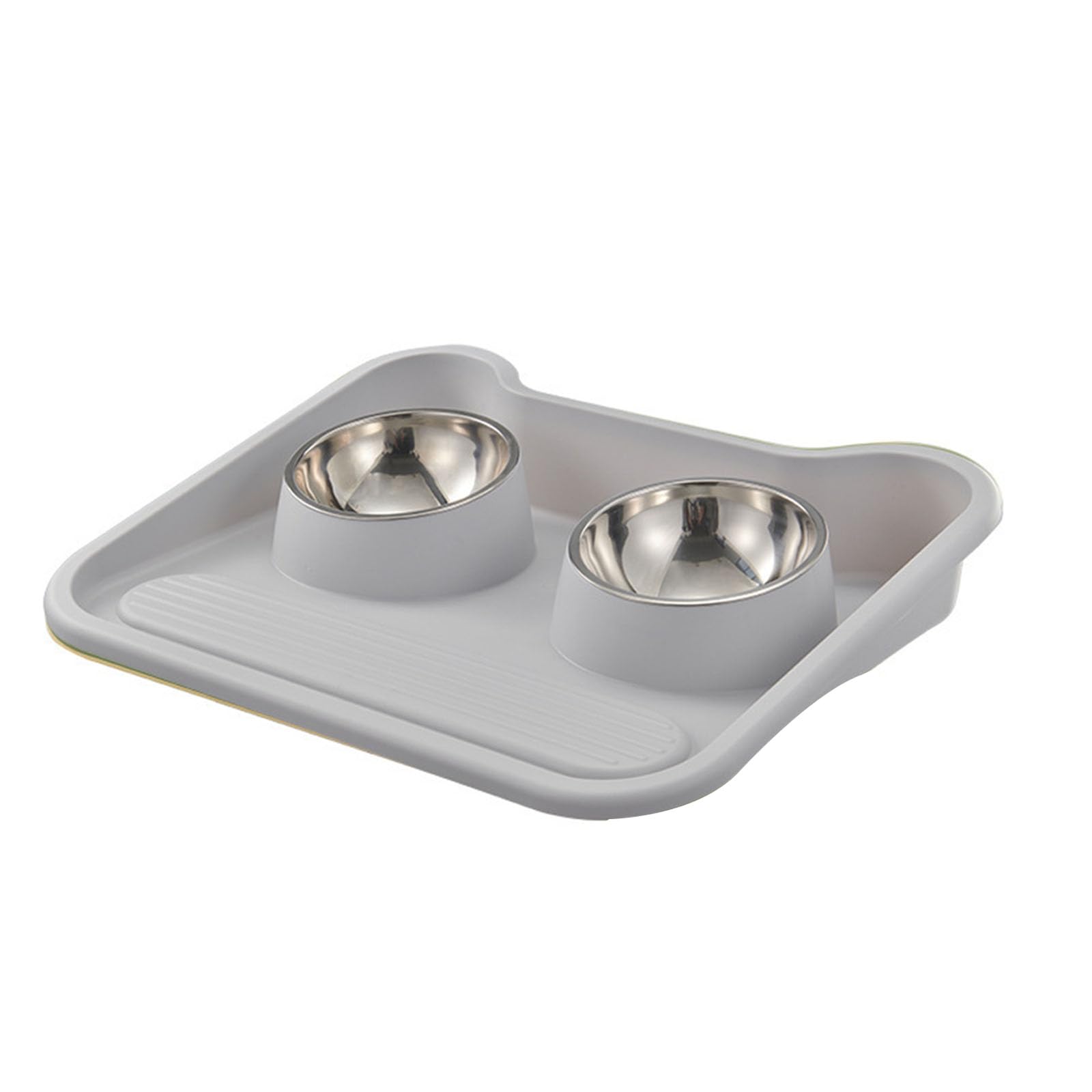 Ciotole per Gatti Rialzate Doppie Ciotole Antiscivolo Rialzate Ciotola per Acqua per Gatti Contenitore per Alimenti per Cani Vassoio per Cibo per Animali Domestici Ciotola per Acqua per da