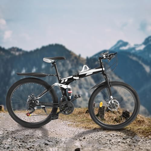 Brride Mountainbike 26 Zoll Fahrrad Herren Mädchen, 21 Gang Klapprad...