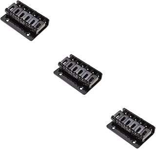SUPVOX 3pcs Guitar bridge fixed Electric guitar bridge Guitar bridge with wrench oblique head