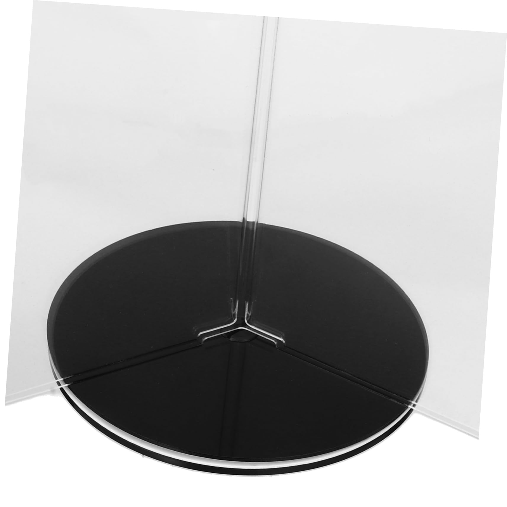 VILLCASE Soporte para Letreros Verticales A5 Acrílico Giratorio de 6 Caras con Base Estable para Exhibición de Menús en Oficina, Restaurante y Tienda