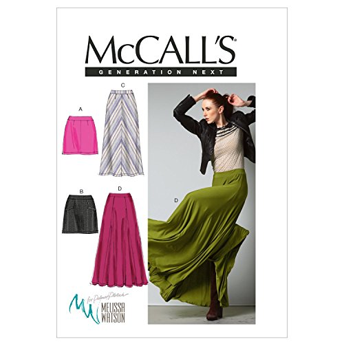 McCall's Patterns M6608AX5 Misses' Skirts Sewing Pattern, Size AX5 (4-6-8-10-12)