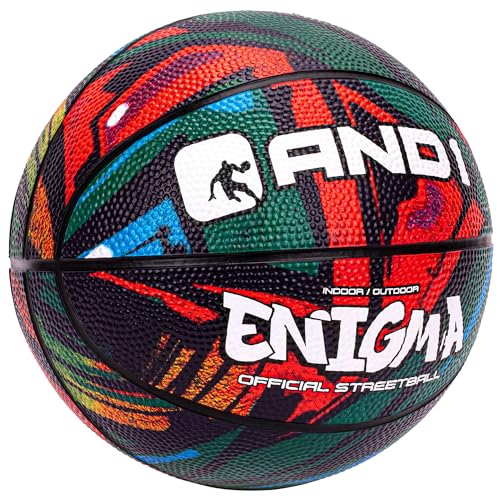 Image of AND1 Mini Basketball Pack Set for Kids (Deflated w /Pump Included): - 7-Inch Premium Youth Size Basketballs, Easy to Grip