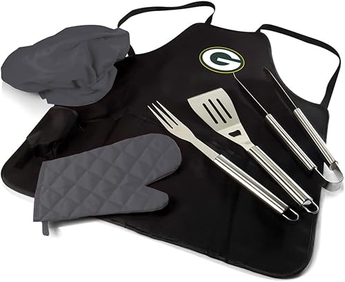 Vista 54 de Picnic TIME NFL BBQ Delantal Tote Pro Grill Set