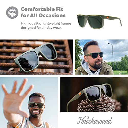 Image of Knockaround Large Polarized Sunglasses for Men & Women - UV400 Protection