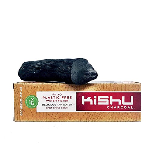 Kishu Charcoal XL for 3 Gallon Jugs. The Finest Activated Charcoal from Japan. Bonds with toxins in tap Water. Lasts 4 Months.