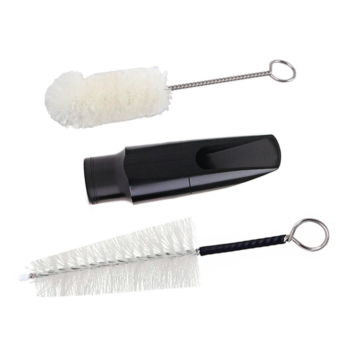 BESPORTBLE 2Pcs Alto Saxophone with Cleaning Brushes Kit for Alto Sax Music Instruments Easy Tone Generation Maintenance for Musicians Students