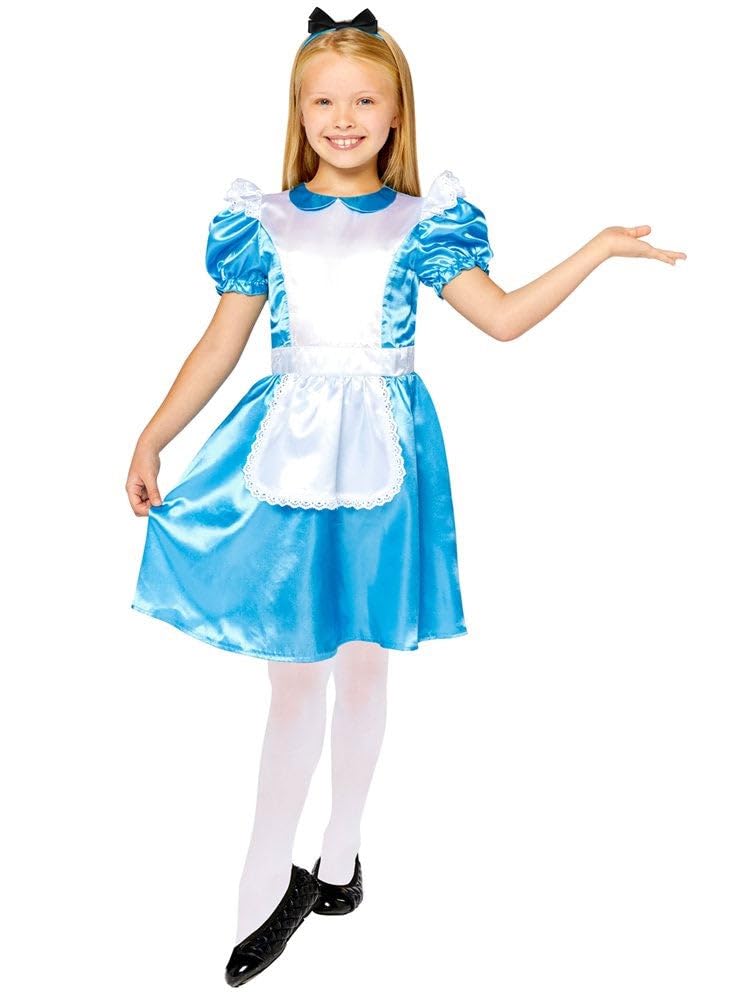 (PKT) (Fix 1/1) (9910033) Child Girls Alice Girl Costume (4-6yr)