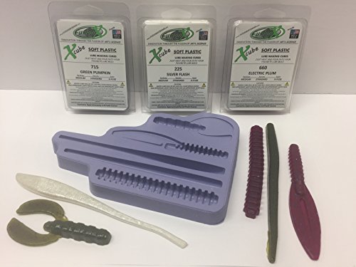 Fusion X Fishing - Xessential Bass Fishing Soft Plastic Lure Making Kit #TOP1