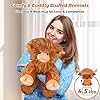 22" & 4.5 lbs Highland Cow Weighted Stuffed Animal, Cuddly & Soft Kids' Plush Toy Pillows for Companion, Large Plushies with Removable Ceramsite Bag, Gifts for Adults, Kids, Boys and Girl #3