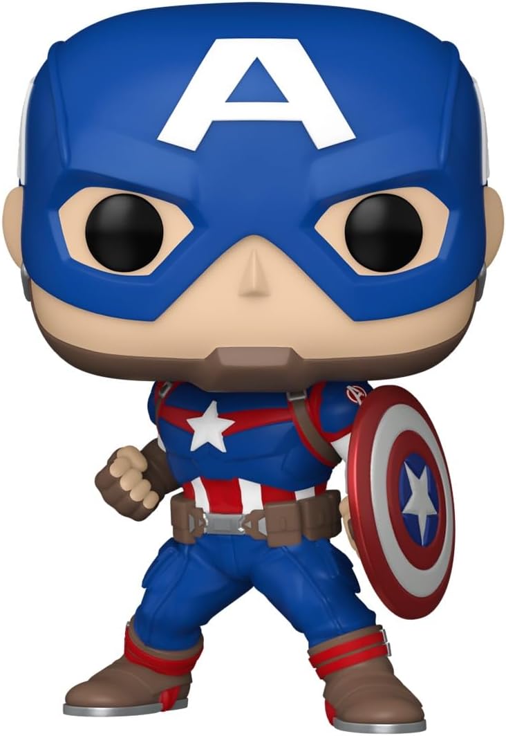 Funko Pop Marvel - Captain America - Marvel Comics - Collectable Vinyl Figure - Gift Idea - Official Merchandise - Toys for Kids & Adults - Superheroes Fans - Model Figure for Collectors and Display - Image 2
