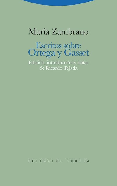 Portada de Escritos sobre ortega