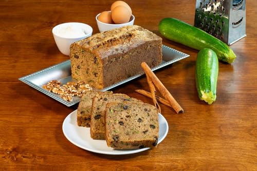 Image of Nadel - NATURALLY DELICIOUS ZUCCHINI CAKE (4 Pack) Sweet Breads & Cakes Slices, Back to School lunch snack, breakfast bar