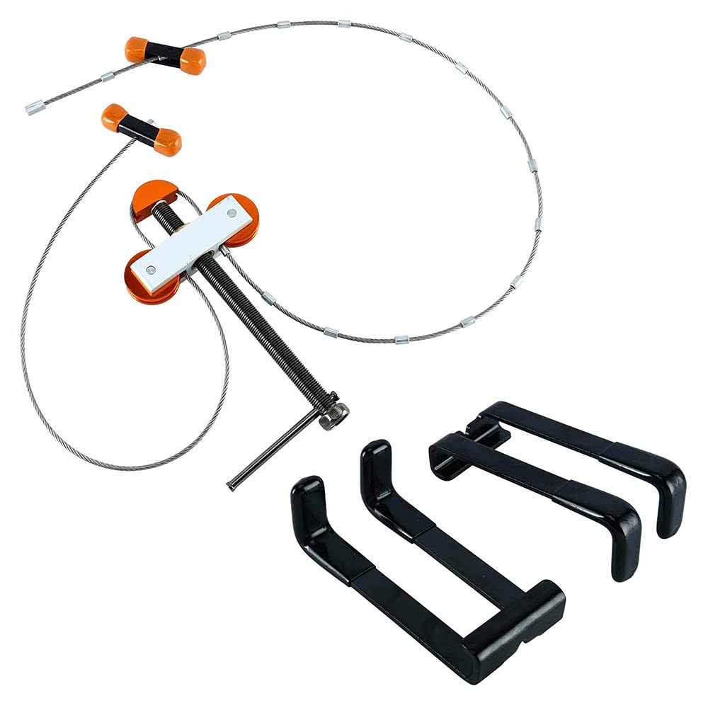 Portable Hand Held Bow Press with 2 Quad Brackets for Compound Bow Archery